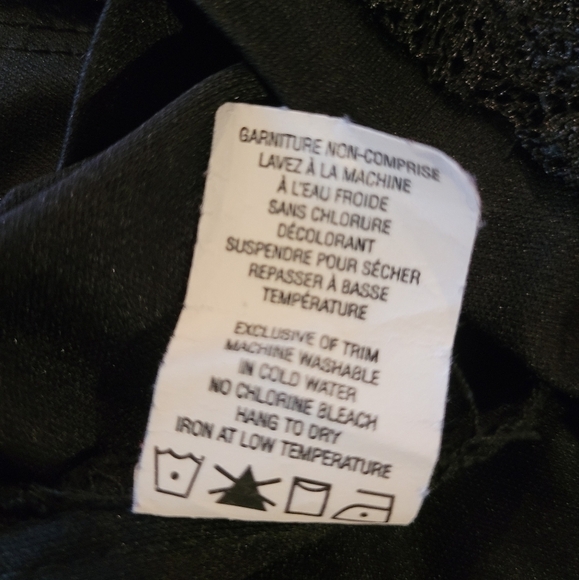 JESSICA Midi Little Black Dress, Lined With A Cut-Out Lace Overlay, Size XL (18) - Picture 11 of 13